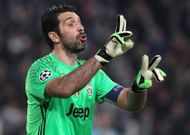 TURIN, ITALY - MARCH 14:  Gianluigi Buffon of Juventus FC directs his defense during the UEFA Champions League Round of 16 second leg match between Juventus and FC Porto at Juventus Stadium on March 14, 2017 in Turin, Italy.  (Photo by Marco Luzzani/Getty Images)